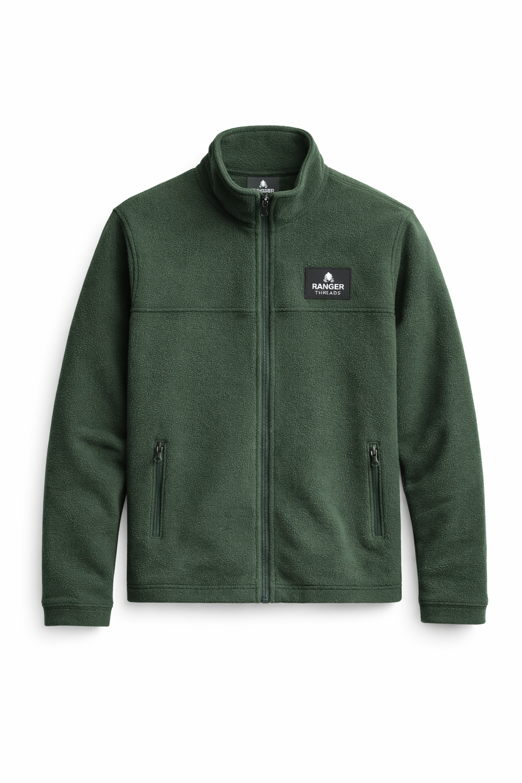 Alpine Fleece Jacket — Forest Green